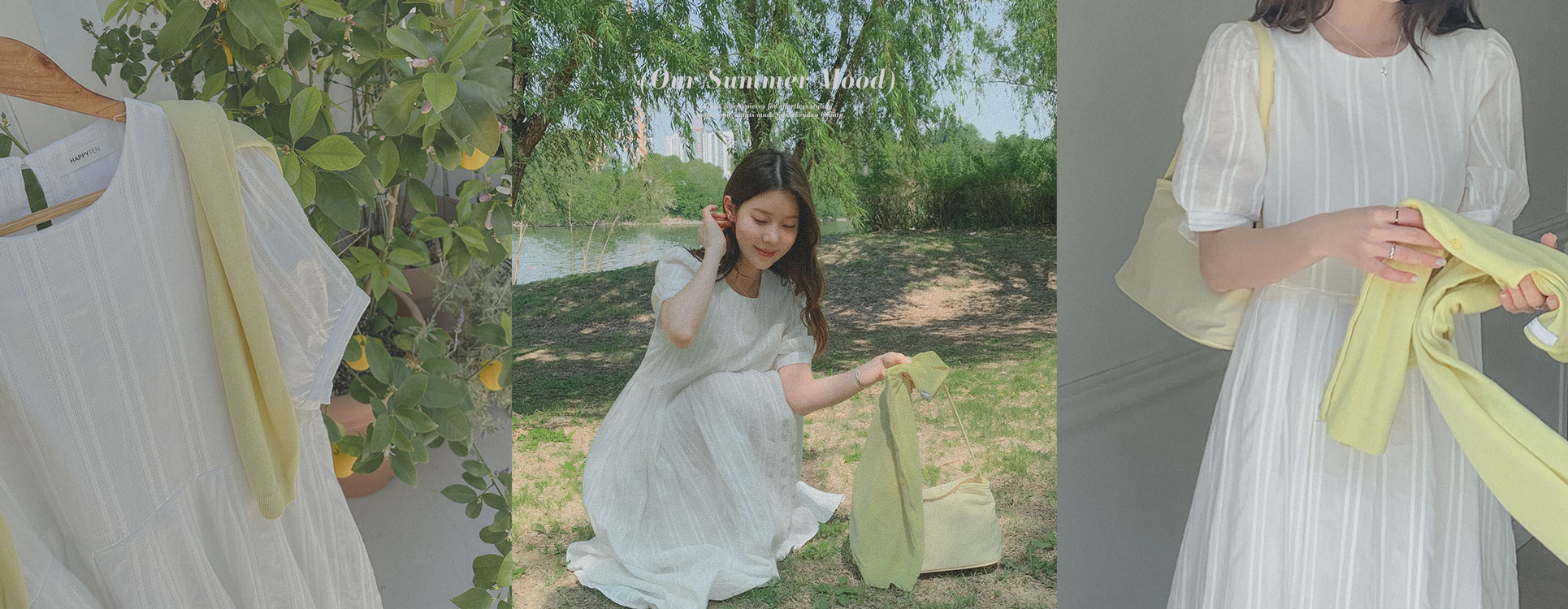 멜리자수 반팔 원피스